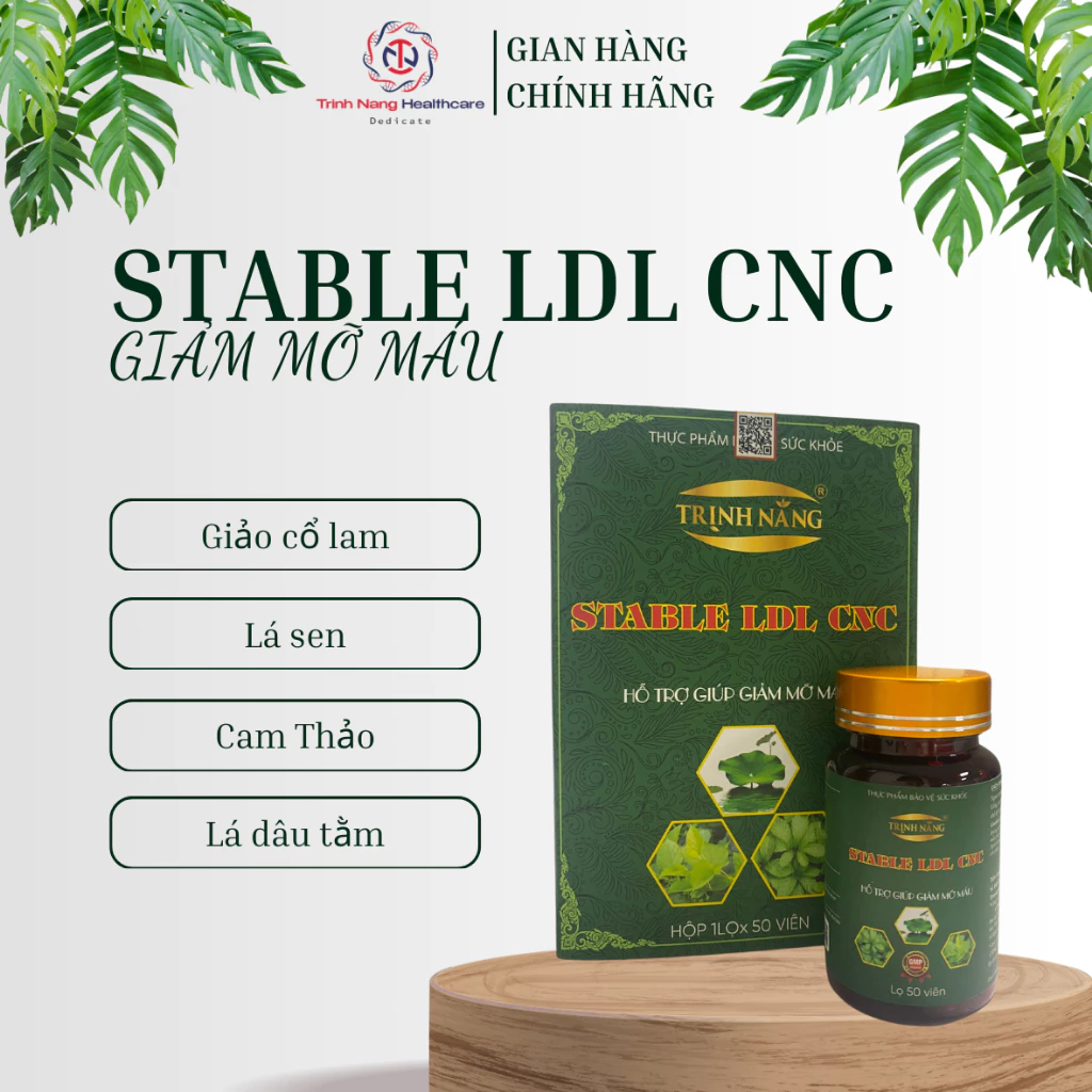 Trịnh Năng STABLE LDL CNC giảm mỡ máu